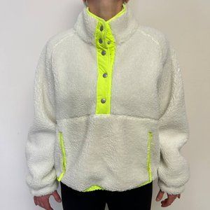 American Eagle Womens Sherpa Pullover Jacket Sz. M *EUC